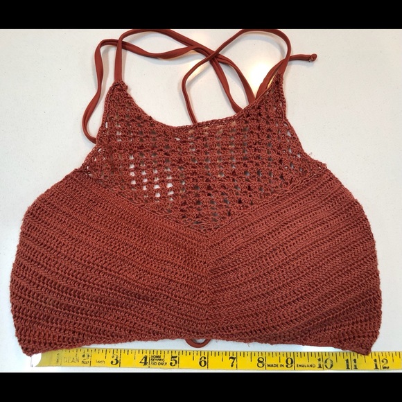 SO crochet bikini. Top Large; bottoms Medium. - Picture 3 of 6